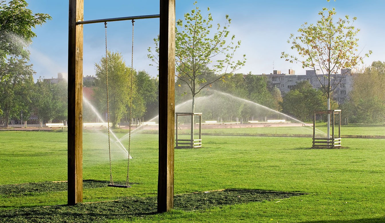 Beregnung und Rohrleitungsbau im Park am Gleisdreieck – Foto 1
