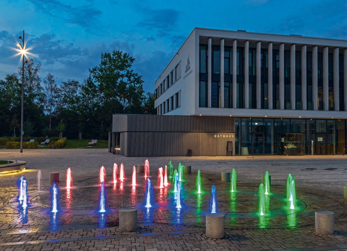 Errichtung des Wasserspiels am Rathaus in Hohen Neuendorf – Foto 7