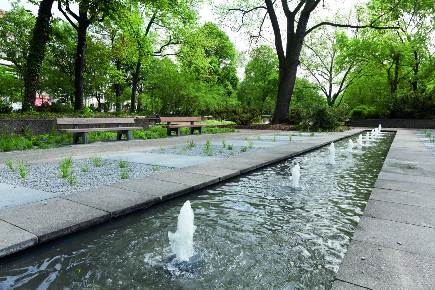 Springbrunnen im Kleinen Tiergarten in Berlin-Moabit – Foto 6