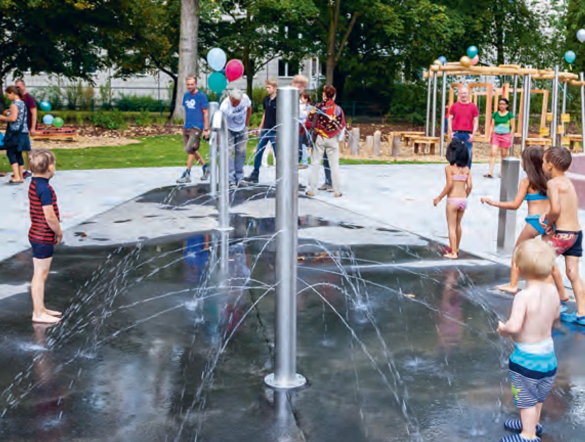 Umbau der Plansche Weydemeyerstraße in einen Wasserspielplatz – Foto 2